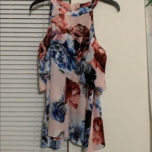 Cut-Off Shoulder Blouse